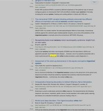 Article 3: This article is superimposable on our pre-diagnosis and reports signs and symptoms very similar to our patient, so it is considered as corresponding information and therefore a path to follow. The next step, therefore, will concern the 'Sensory and motor neuronopathy with facial onset' initialed as 'FOSMN'.